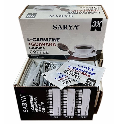 2 Kutu Sarya Lcarnitine Guarana Hindiba Coffee
