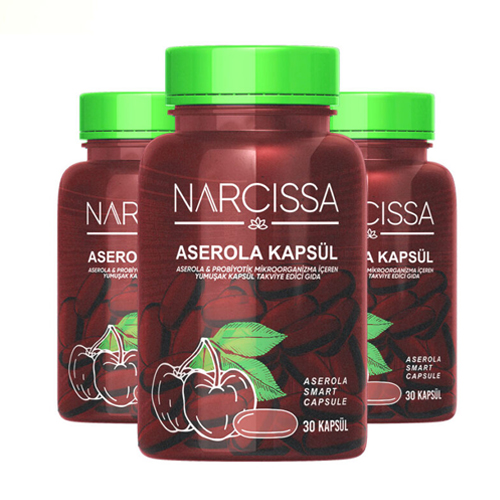 3 Adet Narcissa Aserola Soft Jel - Aserola Hapı / Kapsül